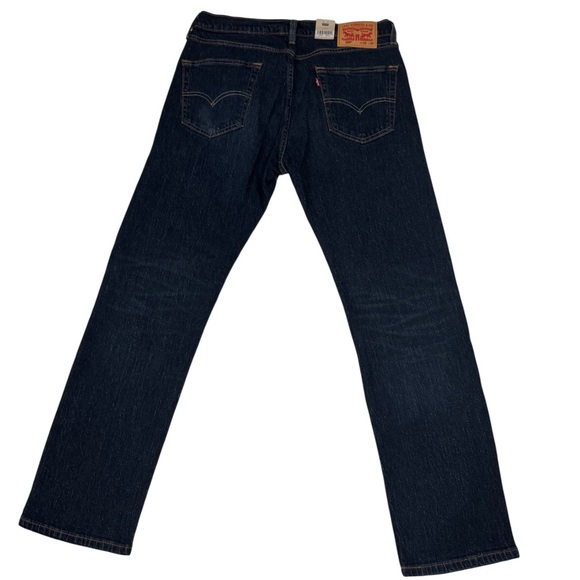 Levis 505 Jeans Mens Regular Fit Straight Leg Stretch 33x30 - Picture 8 of 8